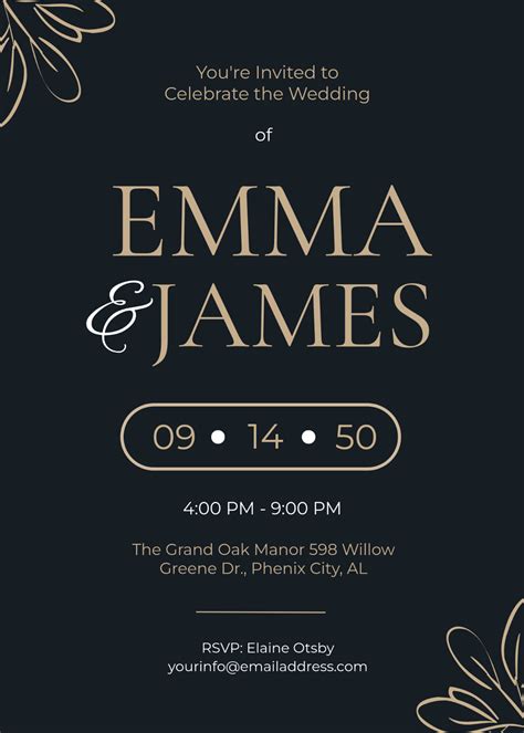 Free Invitation Template Database