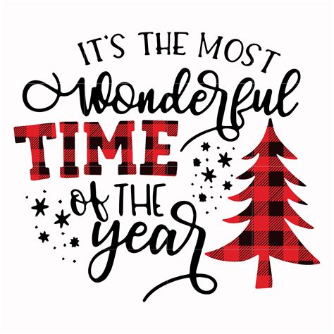 Free It’s The Most Wonderful Time Of The Year SVG …