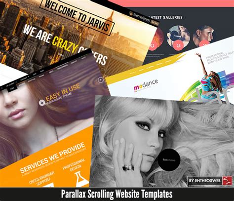 Free Jquery Parallax Scrolling Website Template Entheosweb Blog