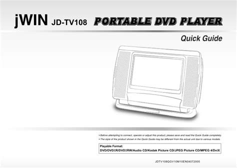 Free Jwin DVD Player User Manuals ManualsOnline.com