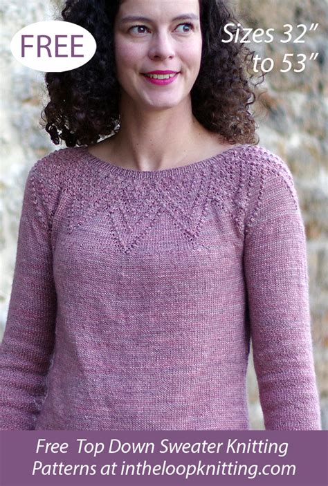Free Knit Pattern Top Down Patterns Gallery