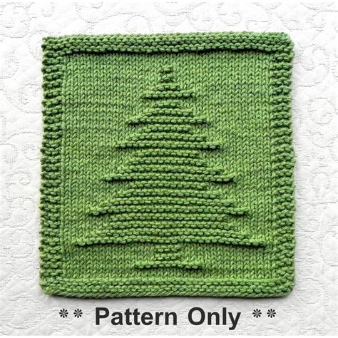 Free Knitted Dishcloth Patterns For Christmas