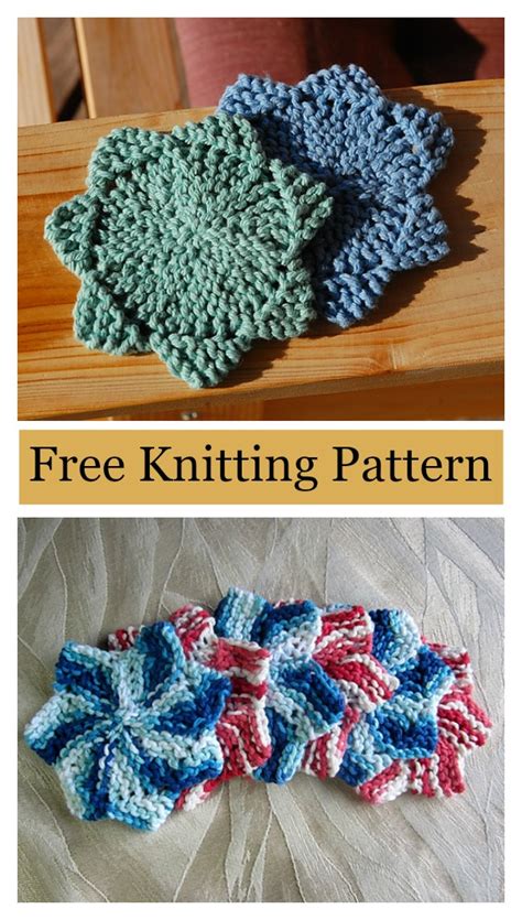 Free Knitting Patterns For Coasters Knitting Patterns