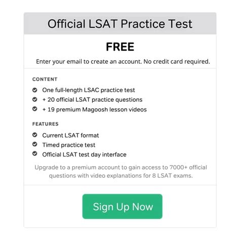 Free LSAT Practice Test with Official LSAC Questions and Expert