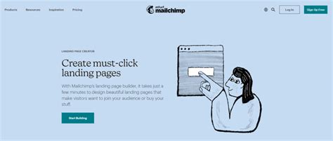 Free Landing Page Builder Create Free Landing Pages with Mailchimp