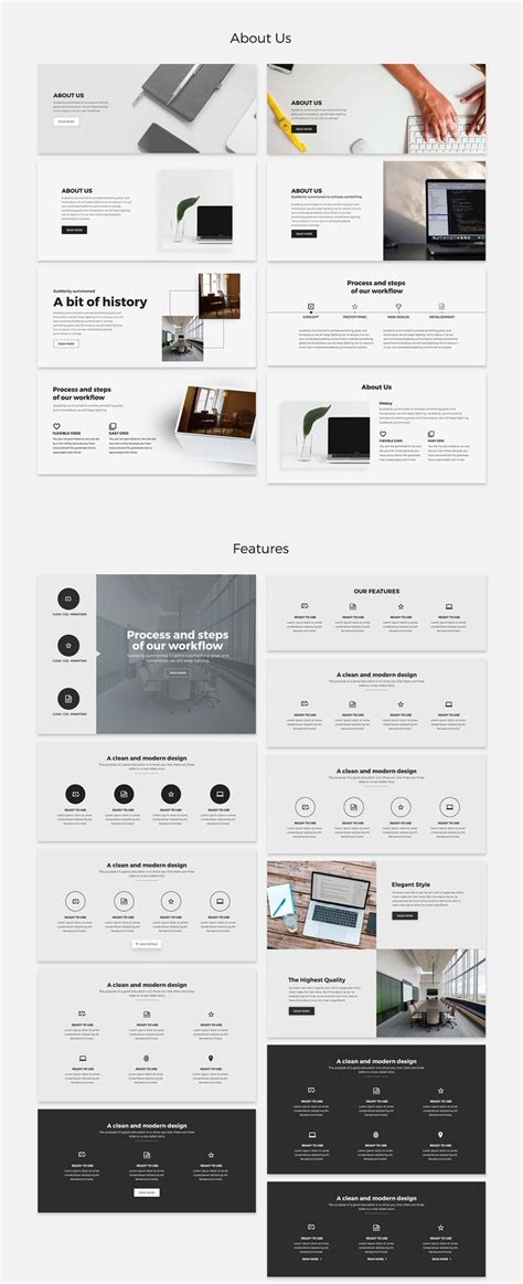 Free Landing Page UI Kit PSD Downlaod FreebiesUI
