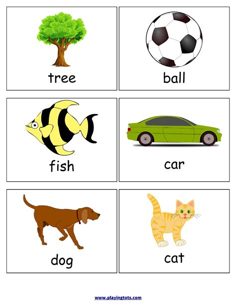 Free Learning Cards For Kids