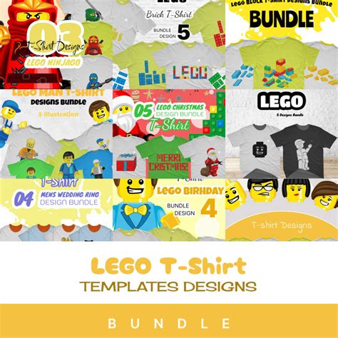 Free Lego SVG T-shirt Designs Bundle – MasterBundles