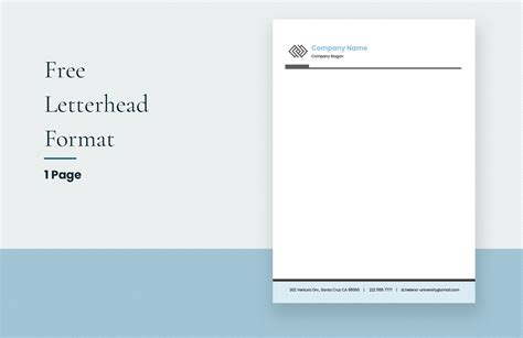 Free Letterhead Format Download in Word Google Docs Template net