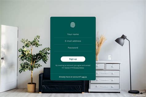 Free Login Form Page Design Template Behance