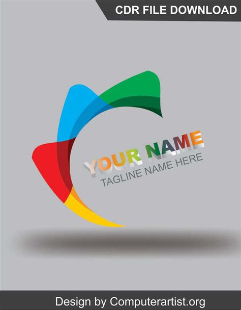 Free Logo Design Templates Coreldraw Design Cdr File Free Download Computer Artist Computer Artist