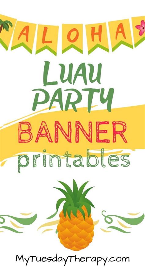 Free Luau Printables