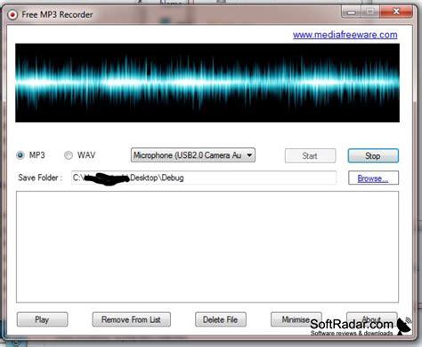 Free MP3 Recorder for YouTube for Windows