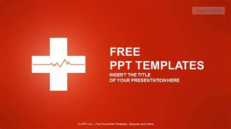 Free Medical Cross Symbol Powerpoint Template Designhooks
