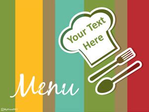 Free Menu Card Powerpoint Templates Myfreeppt Com