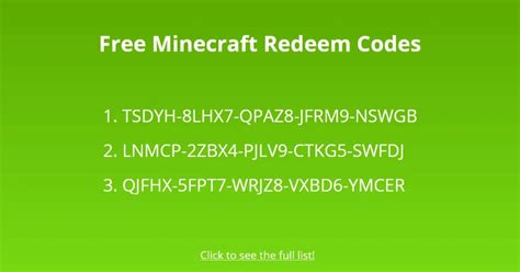 Free Minecraft Gift Code List No Download yellowrss