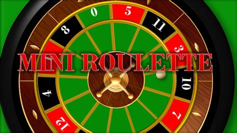 mini roulette online game