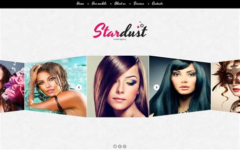 Free Model Agency Templates Templatemonster