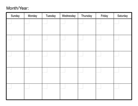 Free Monthly Calendars in PDF Format 22 Templates