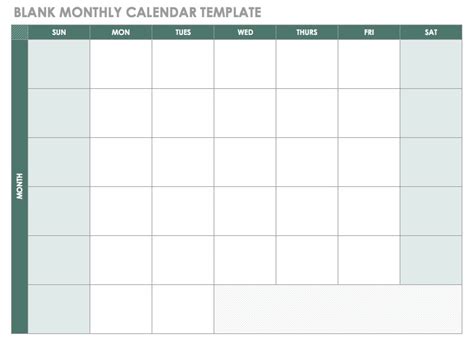 Free Monthly Planner Template Excel