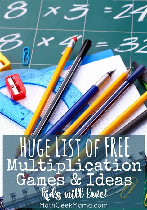 Free Multiplication Games Kids Will Love Huge Collection