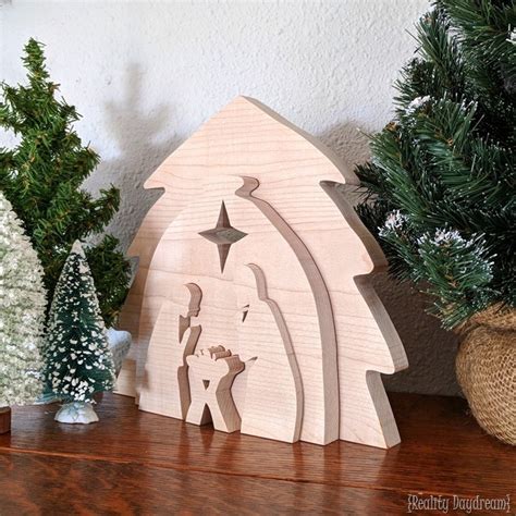 Free Nativity Scene Christmas Tree Ornament Patterns Scroll Saw
