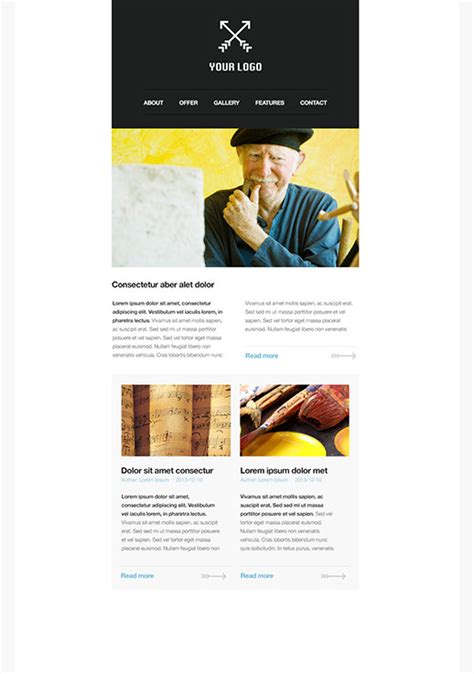 Free Newsletter Templates HTML Email Templates GetResponse