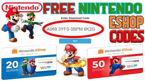 Free Nintendo 3ds Eshop Codes Generator