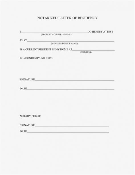 Free Notarized Lease Agreement Inspirational Notary Letter Notarized