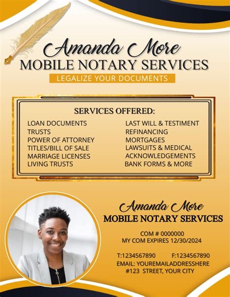 Free Notary Flyer Template