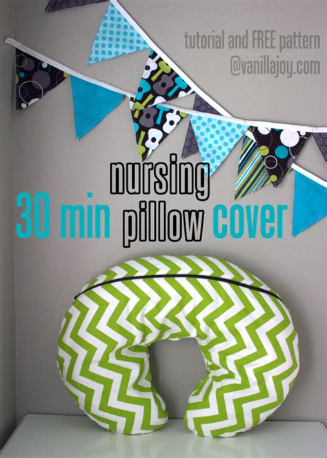 Free Nursing Pillow Slipcover Pattern And Tutorial