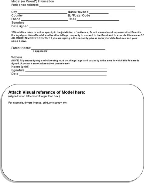 Free Ohio Model Release Form PDF 67KB 2 Page(s)