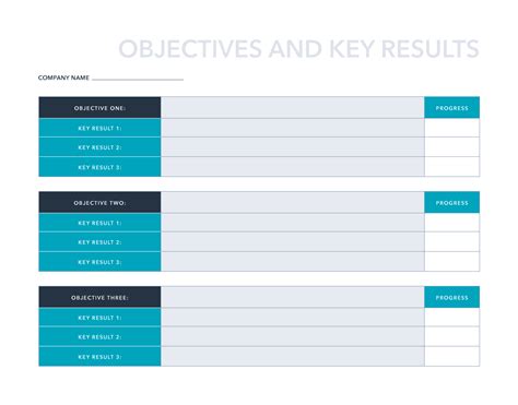Free Okr Template For Pdf Excel Google Sheets Hubspot