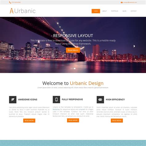 Free One Page Website Templates By Templatemo