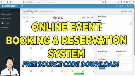 Free Online Booking Html Code