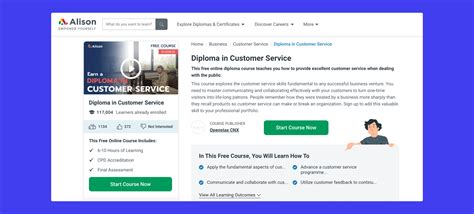 Free Online Customer Service Courses Alison