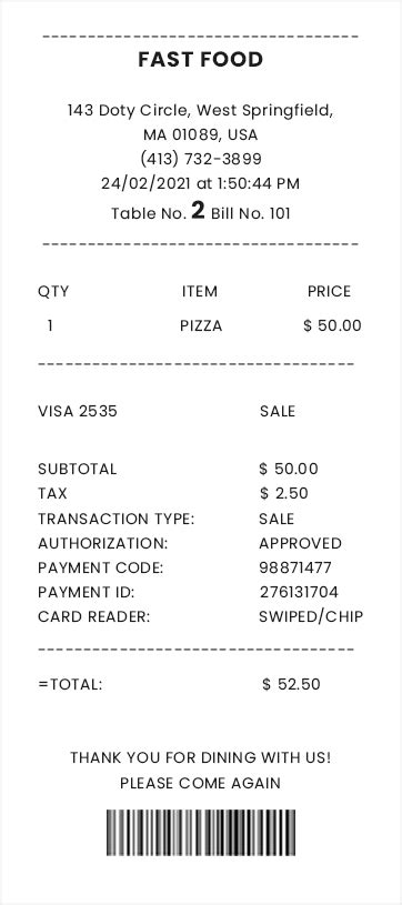 Free Online Receipt Maker Fake Business License Fake Receipt Us Receipt Maker Receipt Bill Template
