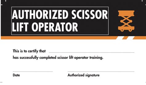 Free Online Scissor Lift Certification