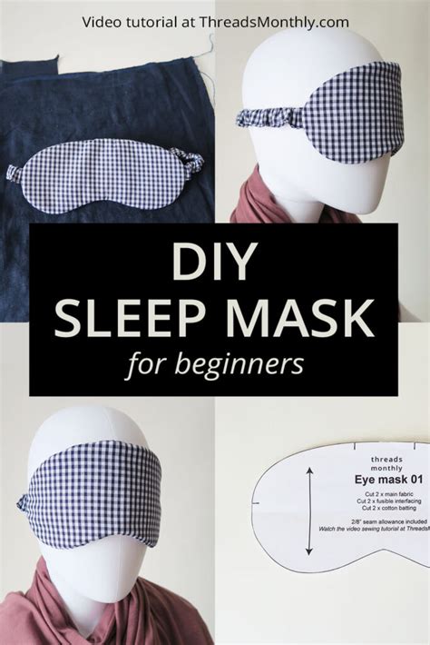 Free Oversized Sleep Mask Pattern For Beginners Pdf Video