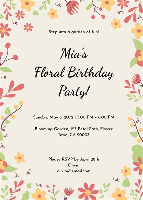 Free Party Templates