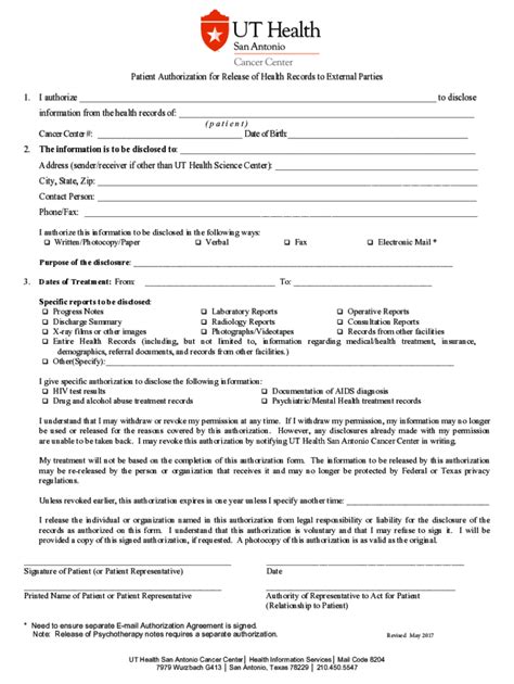 Free Patient Authorization Forms (Word PDF) WordLayouts