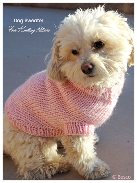 Free Patterns For Dog Sweaters To Kni