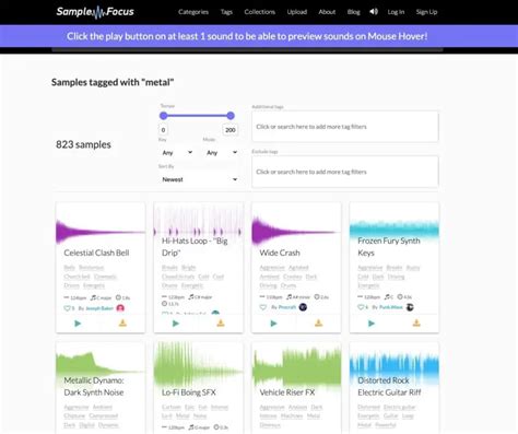 Free Perc samples, sounds, and loops Sample Focus