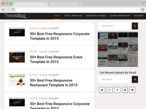Free Personal Blog Affiliate Marketing HTML5 Template