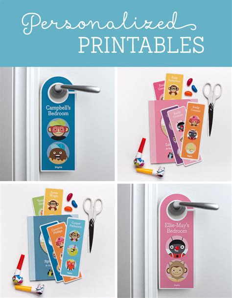 Free Personalised Printables Bookmarks Tinyme Blog