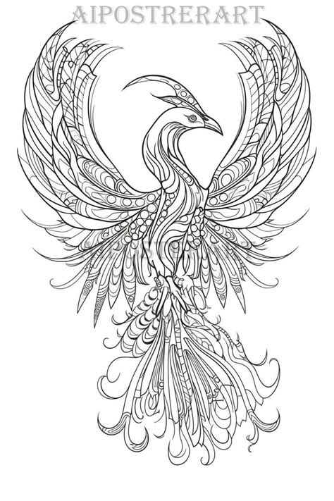 Free Phoenix Coloring Pages