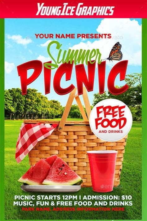Free Picnic Flyer Template