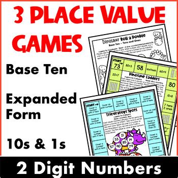 Free Place Value Games For 2 Digit Numbers Tens And Ones By Games 4 Learning