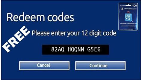 Free Playstation Gift Codes