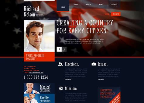 Free Political Website Templates